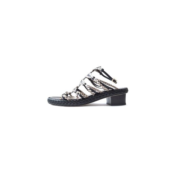 Jason Wu Snakeskin Strap Flat Sandal Womens Size 10 | Eur 41 - Picture 1 of 11